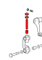 Preview: King Pin Set Beetle / Karmann Ghia '-65 and Porsche 356  repair kit VW Käfer Front Beam Beetle until 7.1965 Karmann Ghia until 7.1965 111498021A